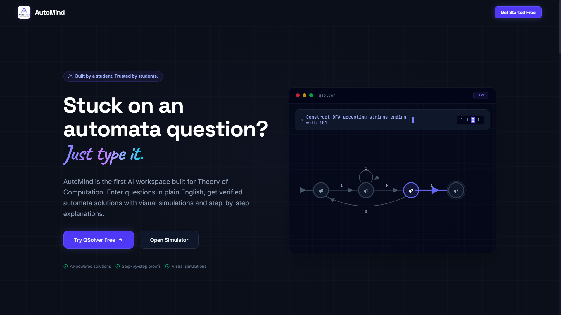 AutoMind project interface