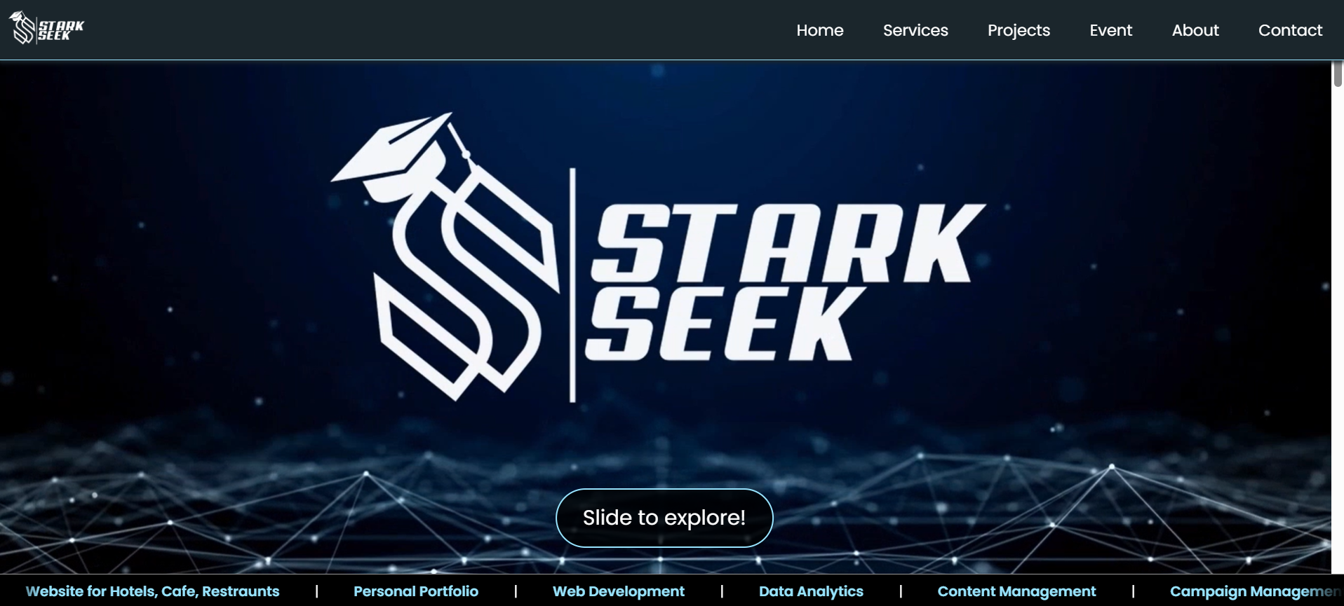 StarkSeek project interface