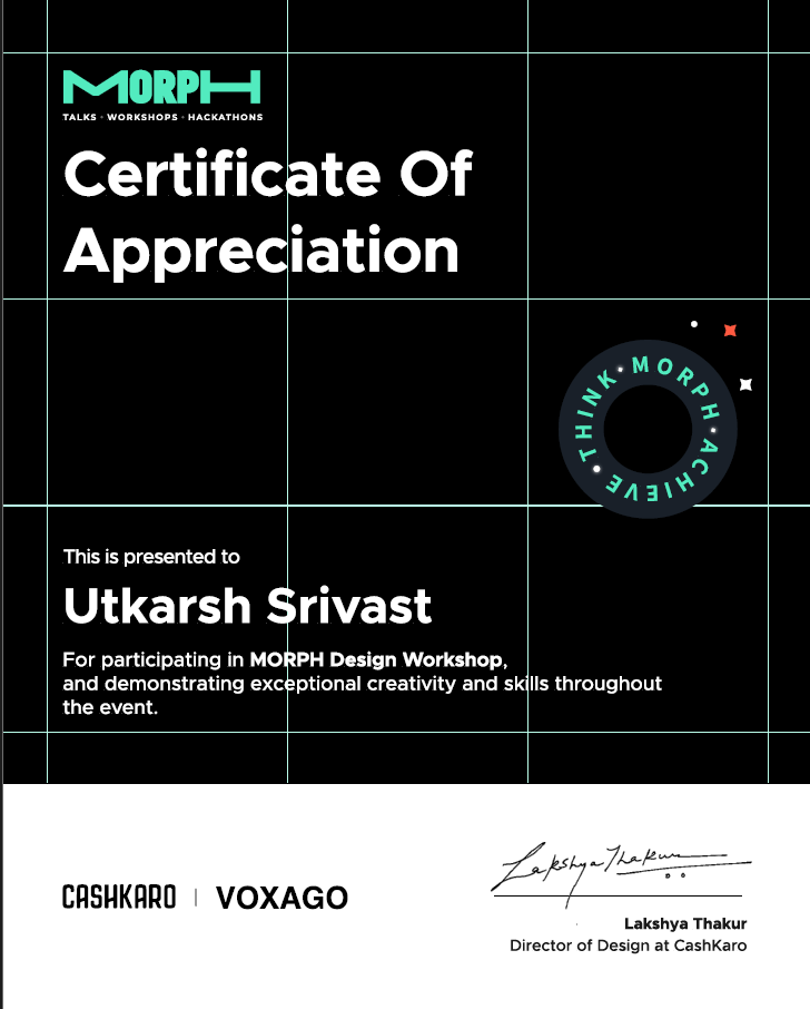 Appreciation — CashKaro